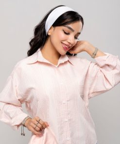 شومیز زنانه نخی پفکی کوتاه و خنک کد SHOM31 - Image 4