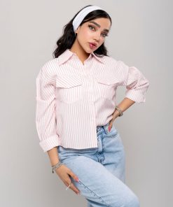 Alternative view of شومیز زنانه نخی مدل ستاره خنک و اسپرت کد SHOM30