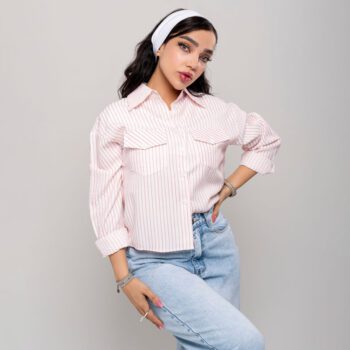 Alternative view of شومیز زنانه نخی مدل ستاره خنک و اسپرت کد SHOM30