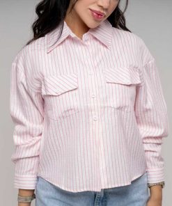 شومیز زنانه نخی مدل ستاره خنک و اسپرت کد SHOM30 - Image 3
