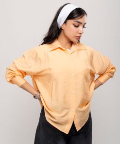 Alternative view of شومیز زنانه پری ساده آستین بلند خنک کد SHOM32
