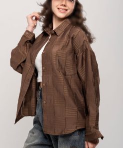 شومیز زنانه پری نخی طرحدار قد بلند کد SHOM33 - Image 4