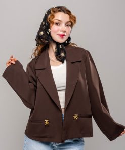 کت باکسی اسپرت زنانه کد coat02 - Image 6