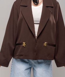 کت باکسی اسپرت زنانه کد coat02