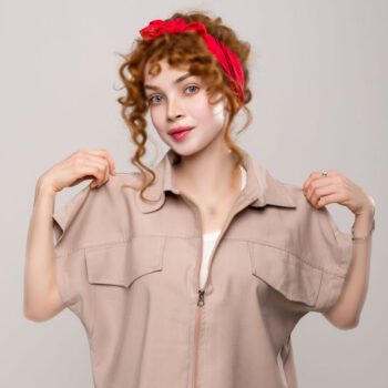 وست زنانه زیپی سیلک وارداتی کد T251
