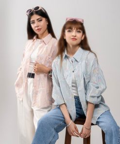 Alternative view of شومیز شنل دوزی زنانه مدل وارداتی کد SHOM23