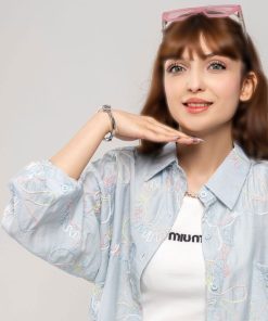 شومیز شنل دوزی زنانه مدل وارداتی کد SHOM23 - Image 4
