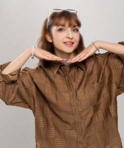 Alternative view of شومیز زنانه پری نخی طرحدار قد بلند کد SHOM33