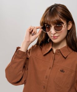 شومیز کوتاه زنانه کتان گلدوزی دار کد SHOM25