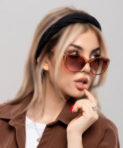 عینک زنانه باربری لاندن کد EYN42 | فریم بزرگ کشیده