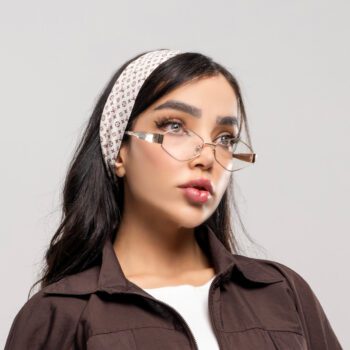 عینک زنانه سلین شیشهای شفاف کد EYN47