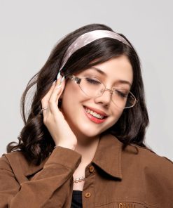عینک زنانه سلین شیشه‌ای شفاف کد EYN47