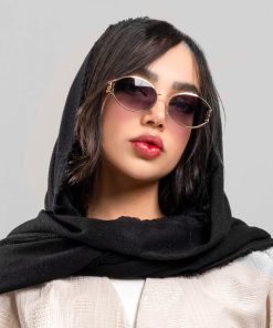 Alternative view of عینک دودی زنانه لووه طلایی کد EYN41 + عینک بیضی فشن با لنز UV400