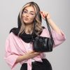 کیف زنانه مدل صدفی مشکی کد KIFZ37