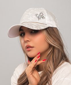 کلاه کتان زنانه مدل پروانه