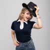 پولوشرت یقه سفید زنانه