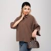تیشرت سیلک زنانه اورسایز