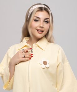 تیشرت سیلک زنانه اورسایز کد T268 | استایل لوکس و مزوندوز - Image 3