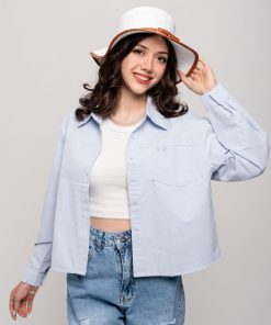 باکت حصیری زنانه سفید کمربنددار کد KO62
