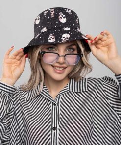 کلاه باکت زنانه مدل اسکلت