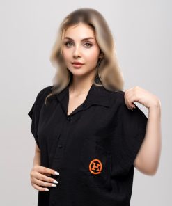 وست هرمس زنانه کد T273 | پارچه پری ریزشی با پشتدوز - Image 5